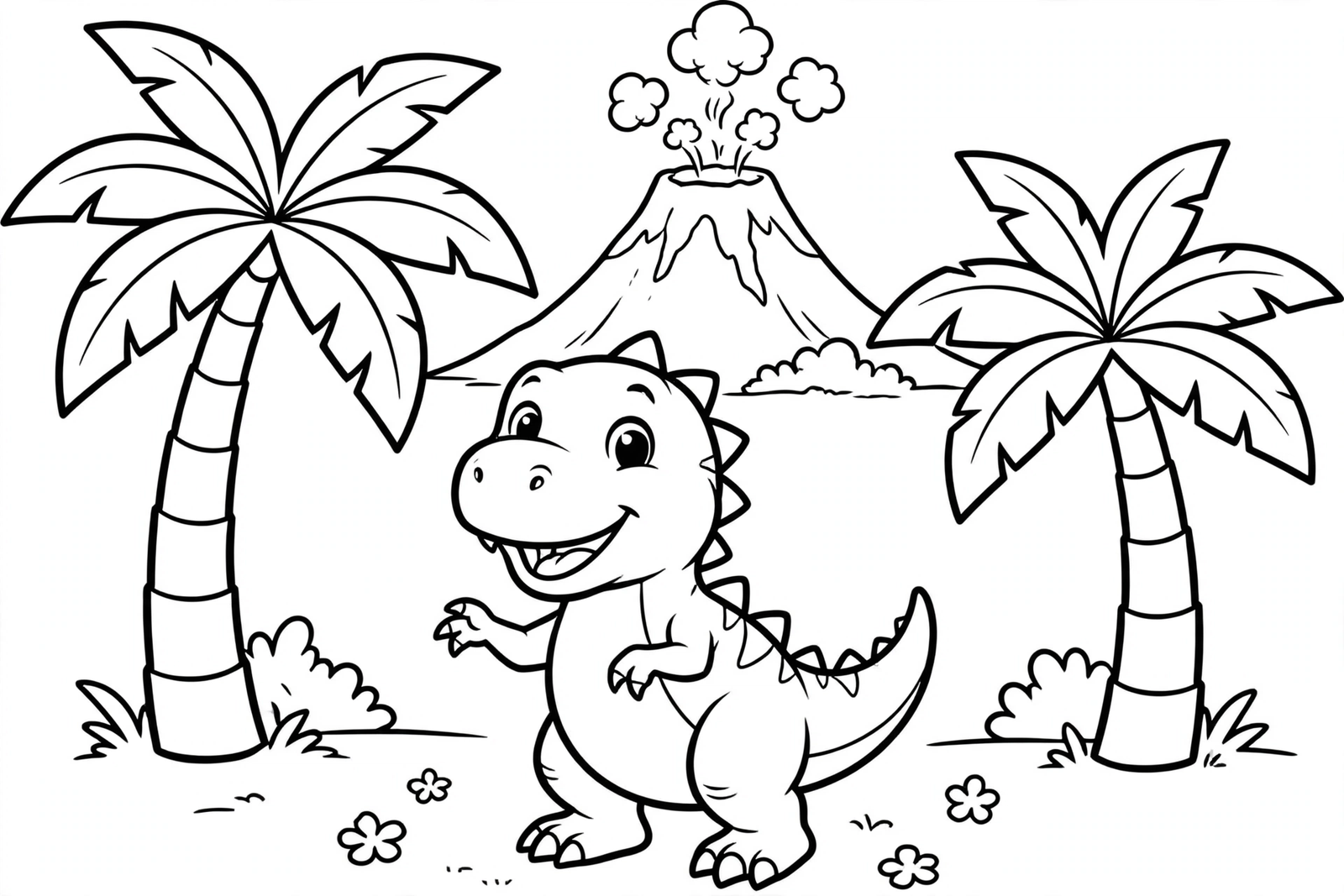 Dinosaur coloring pages