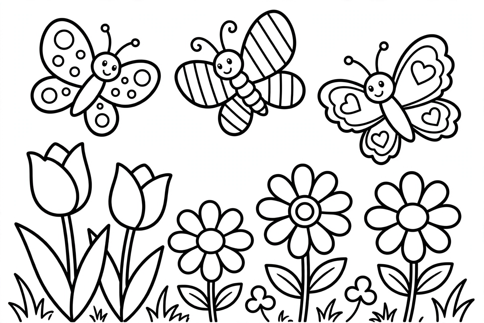 Color Butterflies in the Garden online