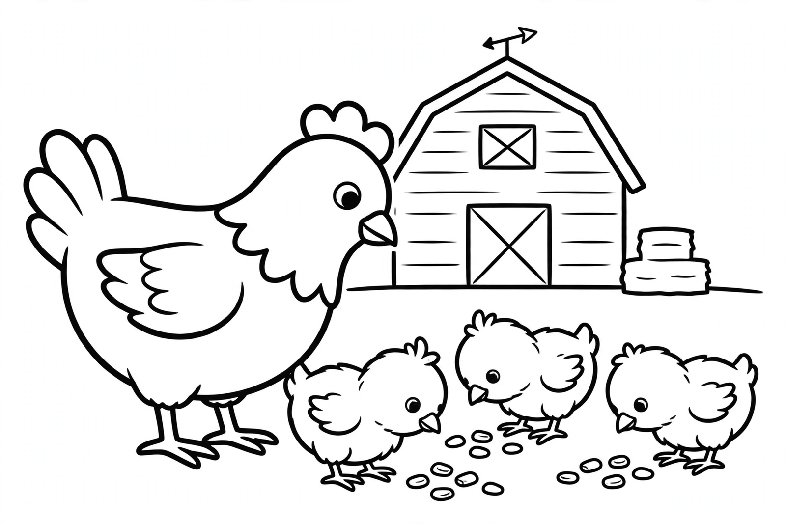 Color Hen and Chicks online