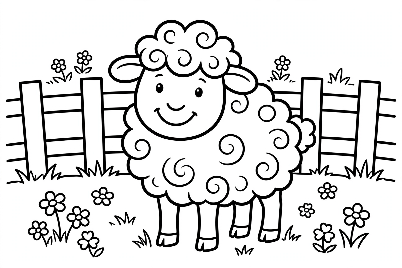 Color Sheep in the Meadow online