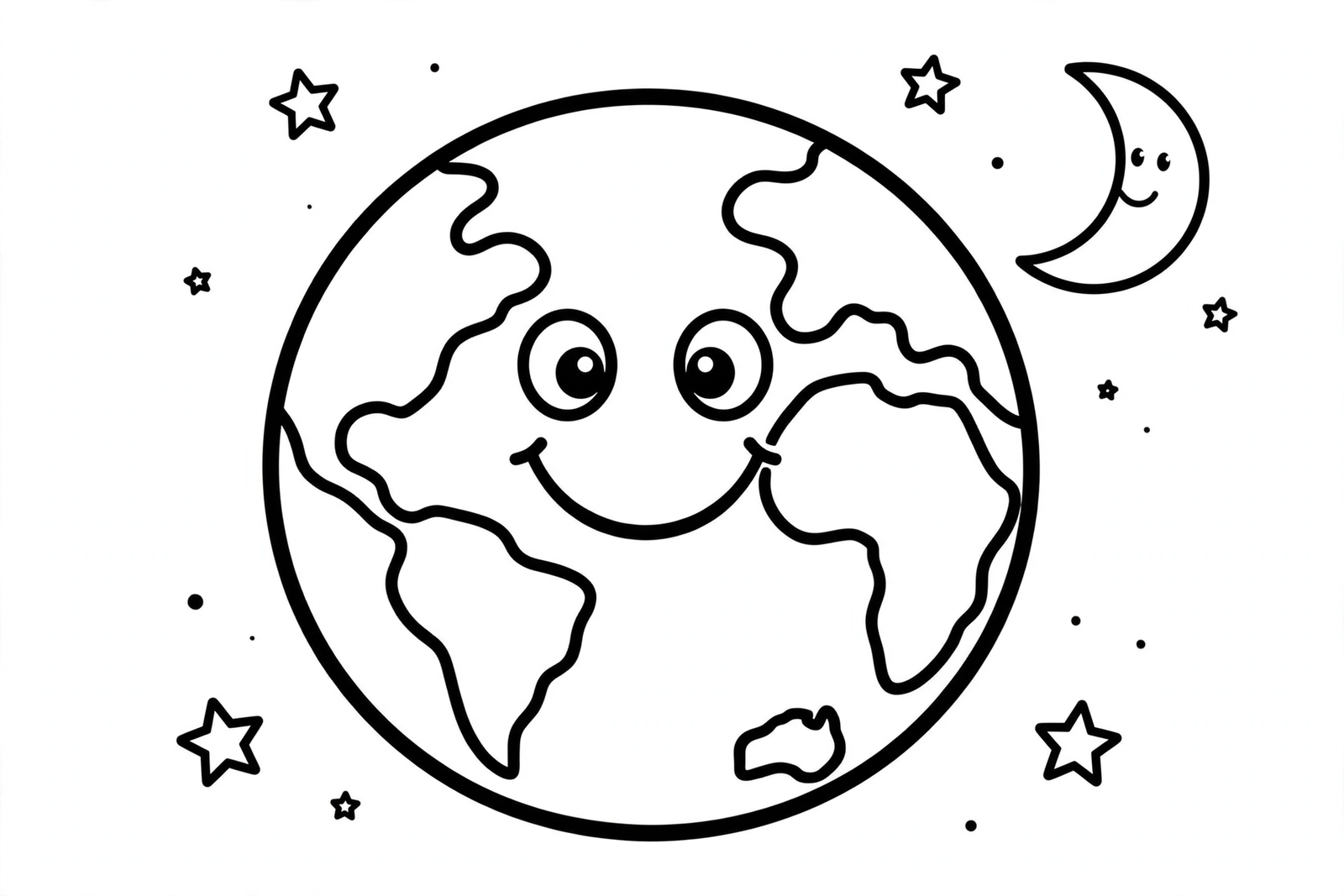 Color Smiling Planet Earth online